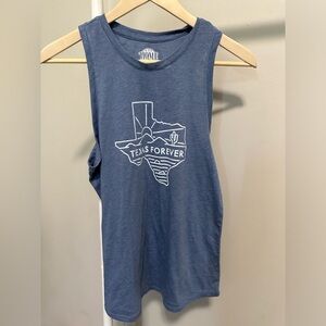 Home Free Blue “Texas Forever” Tank Top size small